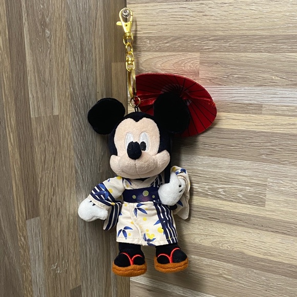 Disney Handbags - Disney Store Japan Summer Festival Mickey Mouse plush keychain